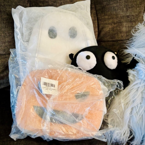 *~*🎃👻 NEW PUMPKiN + GHOST BAGS Halloween PURSE LOT OF 2! *~* - Picture 7 of 7